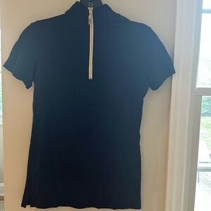 Tailored Sportsman White Quarter zip riding shirt